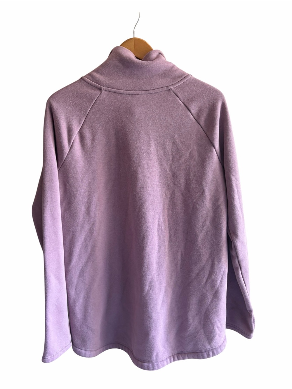 Athleta Cozy Karma Asym Pullover Dogwood Mauve Medium Tall - Picture 3 of 8